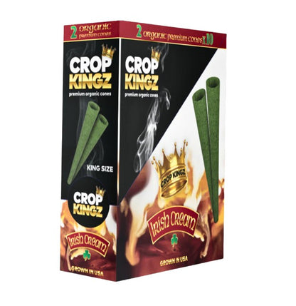 Crop Kingz Organic Green Hemp Cones King Size 2 Pack 10 CT