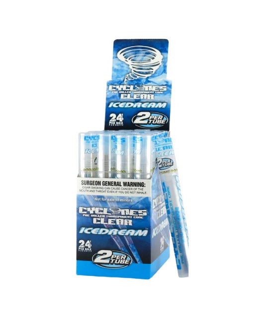Cyclones 2X Hemp Cones Clear Ice Dream 24 CT