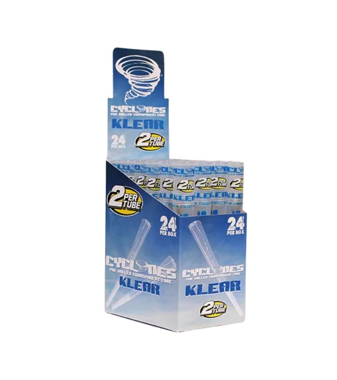 Cyclones 2X Hemp Cones Klear Natural 24 CT