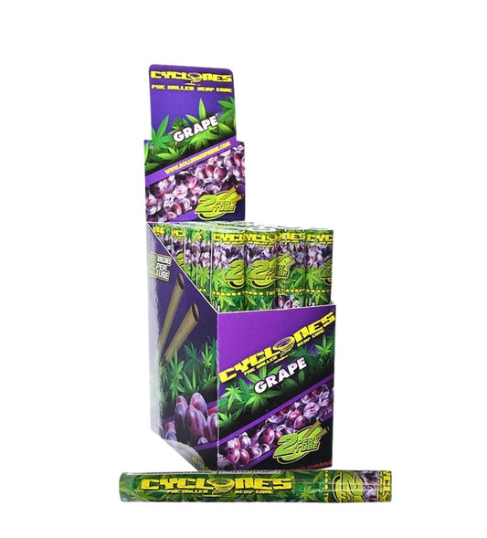 Cyclones 2X Hemp Cones Grape 24 CT