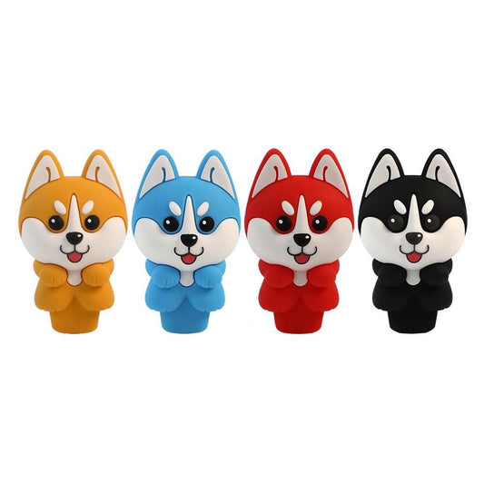 SHP20 Silicone Siberian Husky Handpipes 15ct