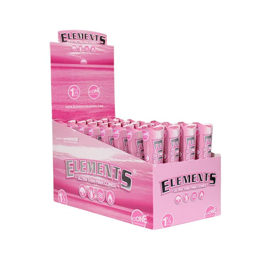Elements Pink Cones 1 1/4" Size 6 Pack 32 CT