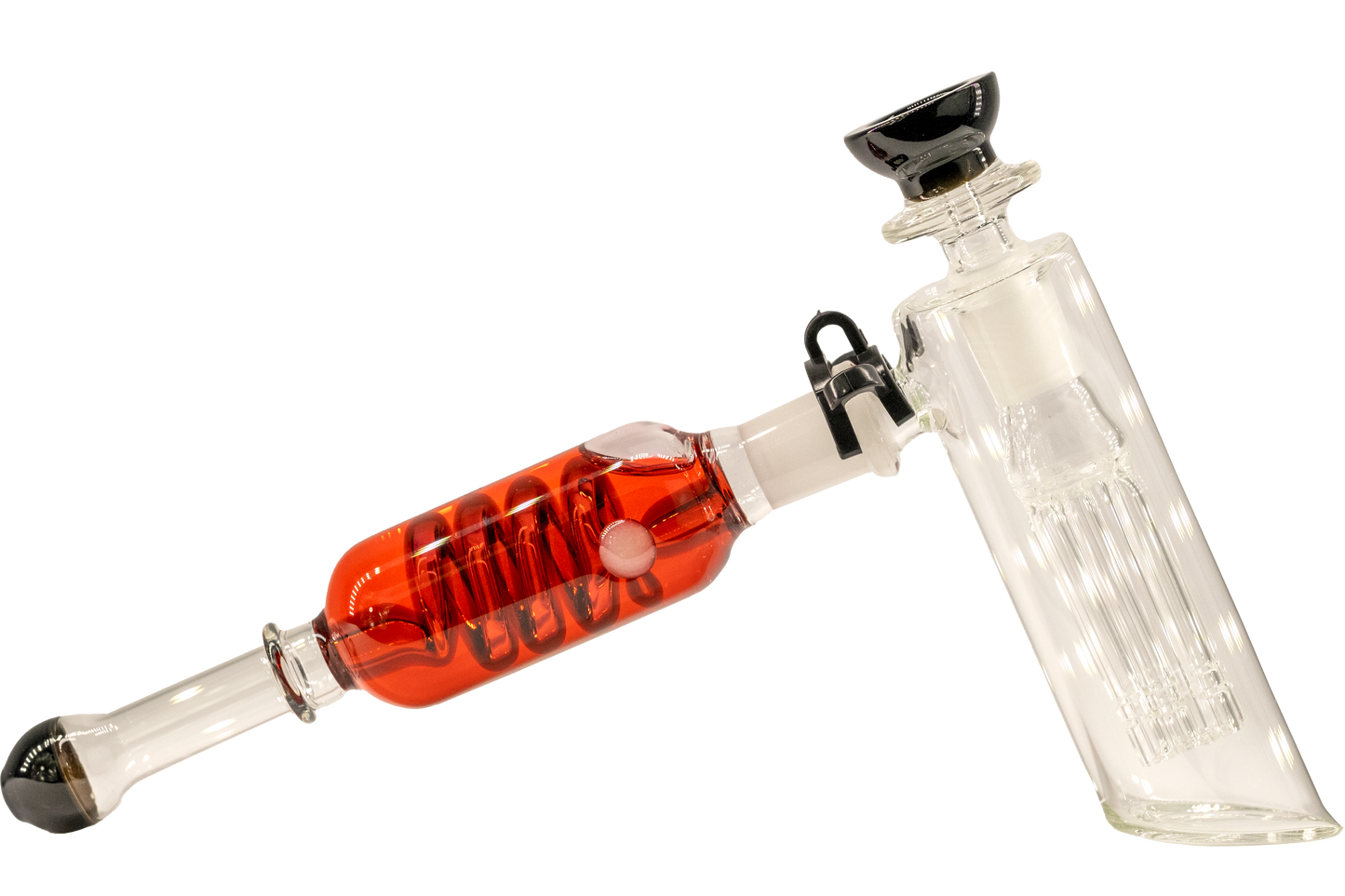 H29 8" 3-Piece Curly Hammer w/ Tree Perc Handpipe