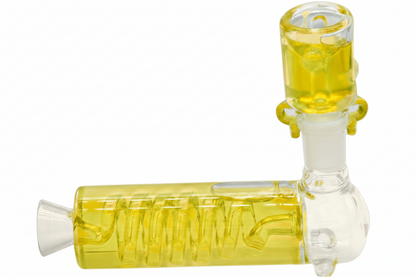 H30 6" 2-Piece Curly Vertical Sherlock w/ Freezable Bowl Handpipe