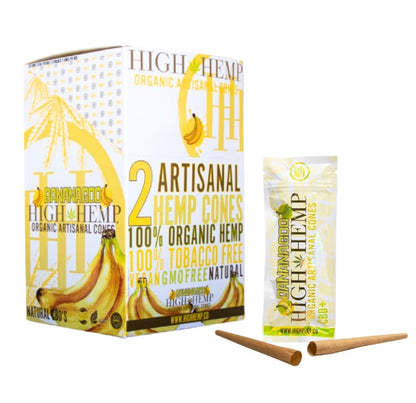 High Hemp Wrap Cones 15 CT