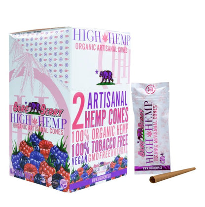 High Hemp Wrap Cones 15 CT