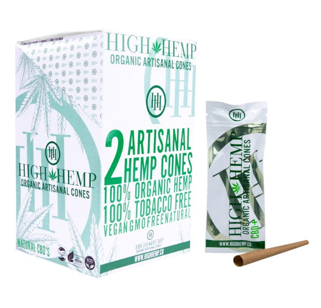 High Hemp Wrap Cones 15 CT