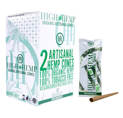 High Hemp Wrap Cones 15 CT