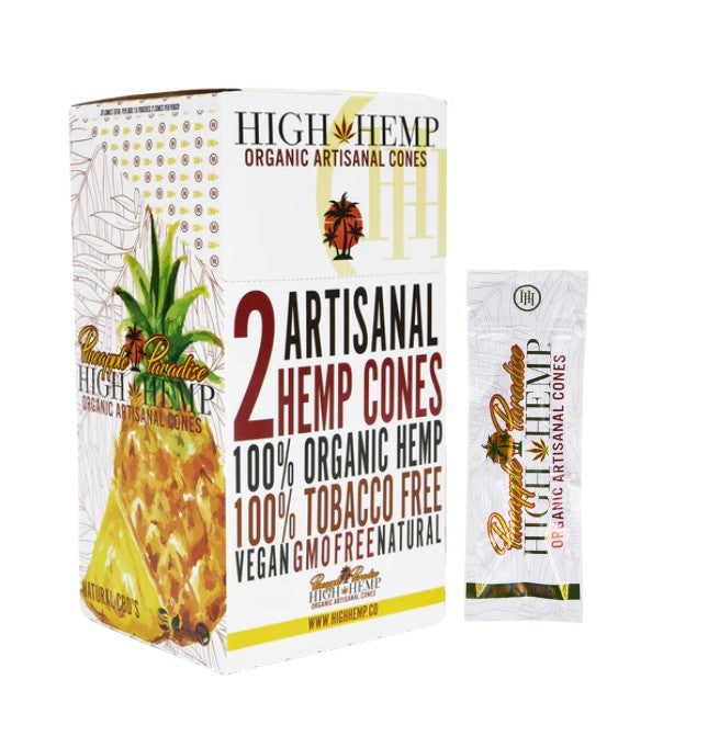 High Hemp Wrap Cones 15 CT