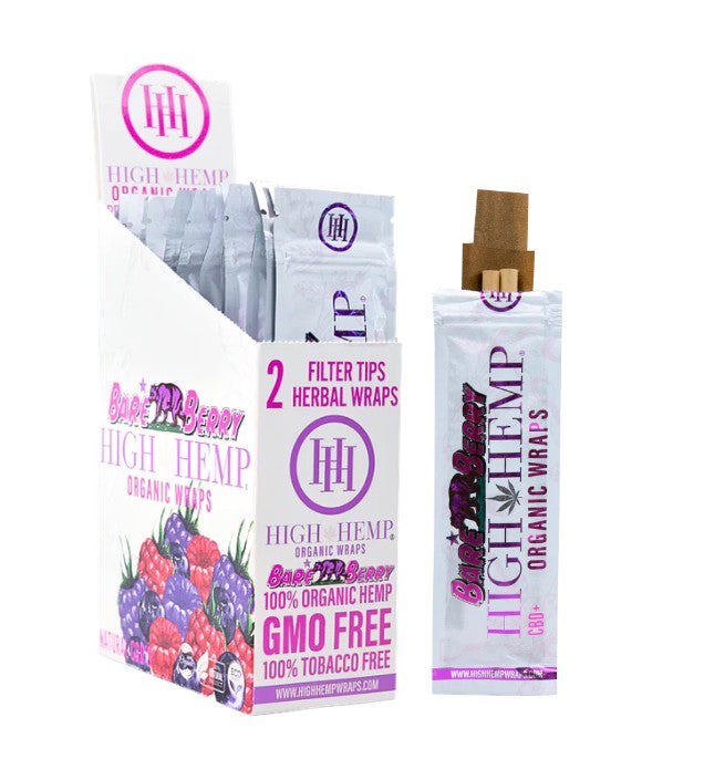 High Hemp Organic Wraps 2 Pack 25 CT