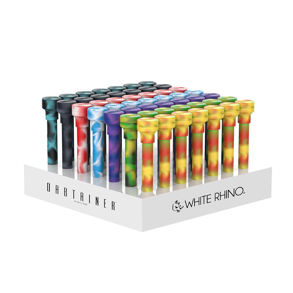 WHITE RHINO DABTAINER ORIGINAL - 49 CT DISPLAY (QUARTZ)