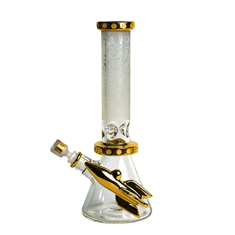 JJ-242 15" Juicy J Gold Takeoff Beaker