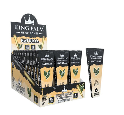 King Palm Cones 1 1/4" Size 6 Pack 30 CT