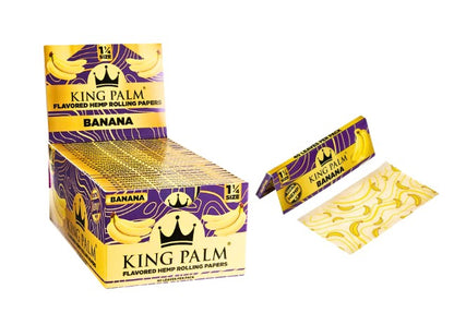 King Palm Hemp Papers 1 1/4" Size 50 CT