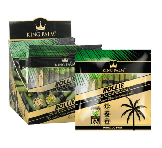 King Palm 25 Pack Rollies Natural 8 CT