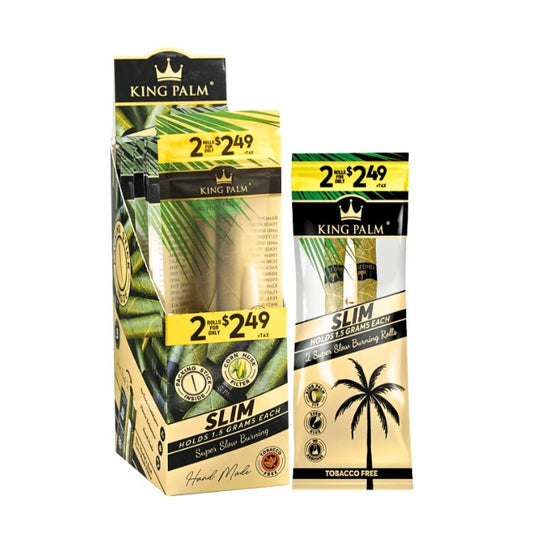King Palm Slim 2 Pack Natural 20 CT