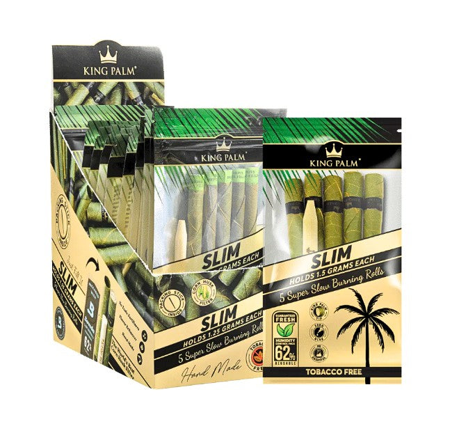King Palm Slim 5 Pack Natural 15 CT