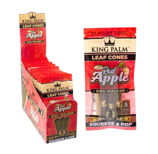 King Palm Leaf Cones 70mm Dog Walker 3 Pack 15 CT
