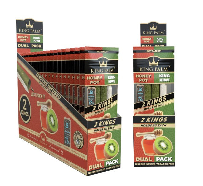 King Palm Dual Pack King Size 2 Pack 20 CT