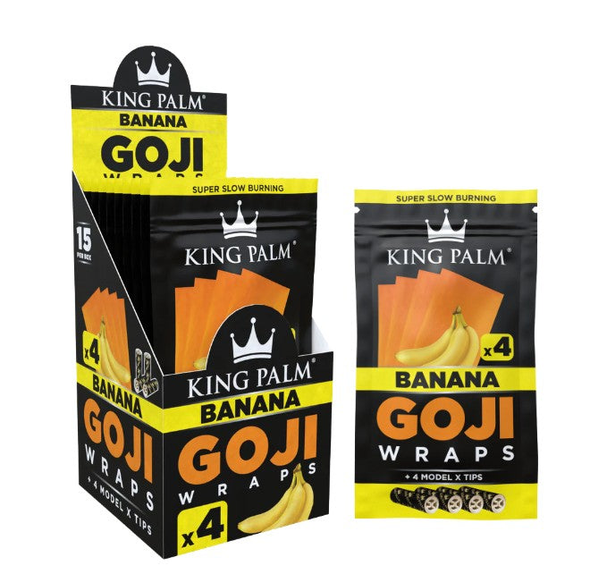 King Palm Goji Wraps 4 Pack 15 CT