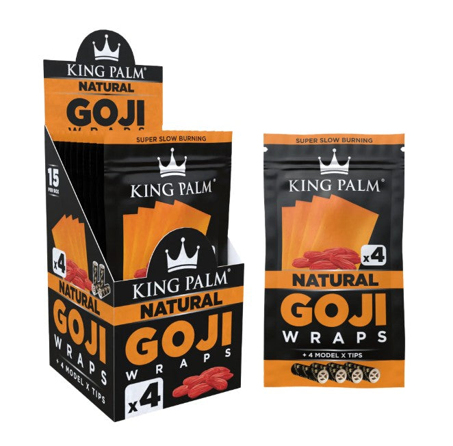 King Palm Goji Wraps 4 Pack 15 CT