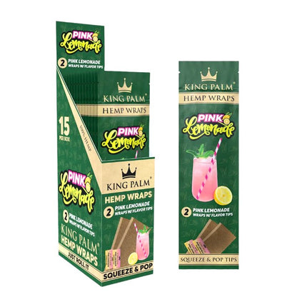 King Palm Hemp Wraps 2 Pack 15 CT