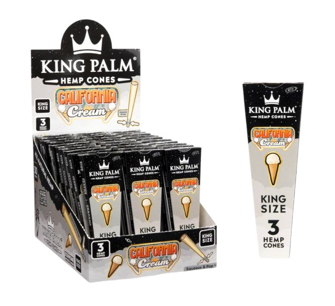 King Palm Hemp Cones King Size 3 Pack 30 CT