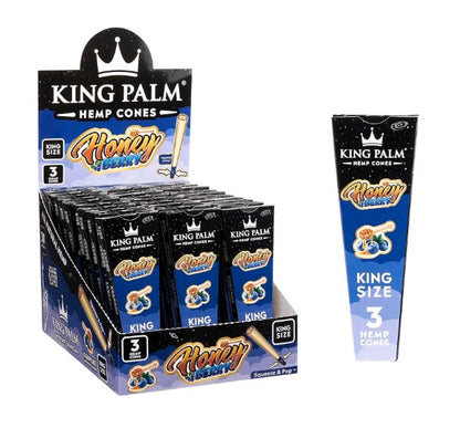 King Palm Hemp Cones King Size 3 Pack 30 CT