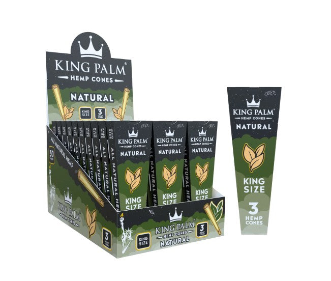 King Palm Hemp Cones King Size 3 Pack 30 CT