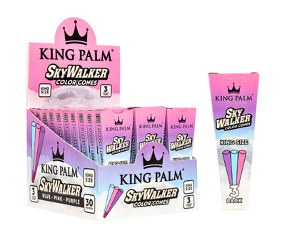 King Palm Hemp Cones King Size 3 Pack 30 CT