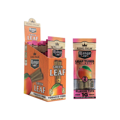 King Palm Herbal Green Leaf Mini 2 Pack 10CT