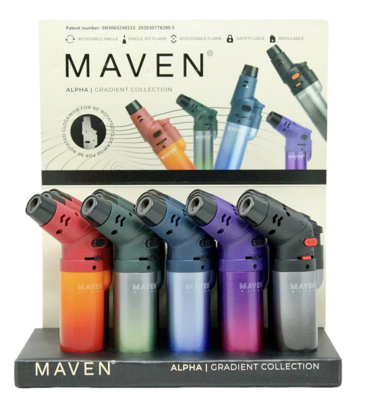 MAVEN ALPHA - GRADIENT COLLECTION (15PK DISPLAY)