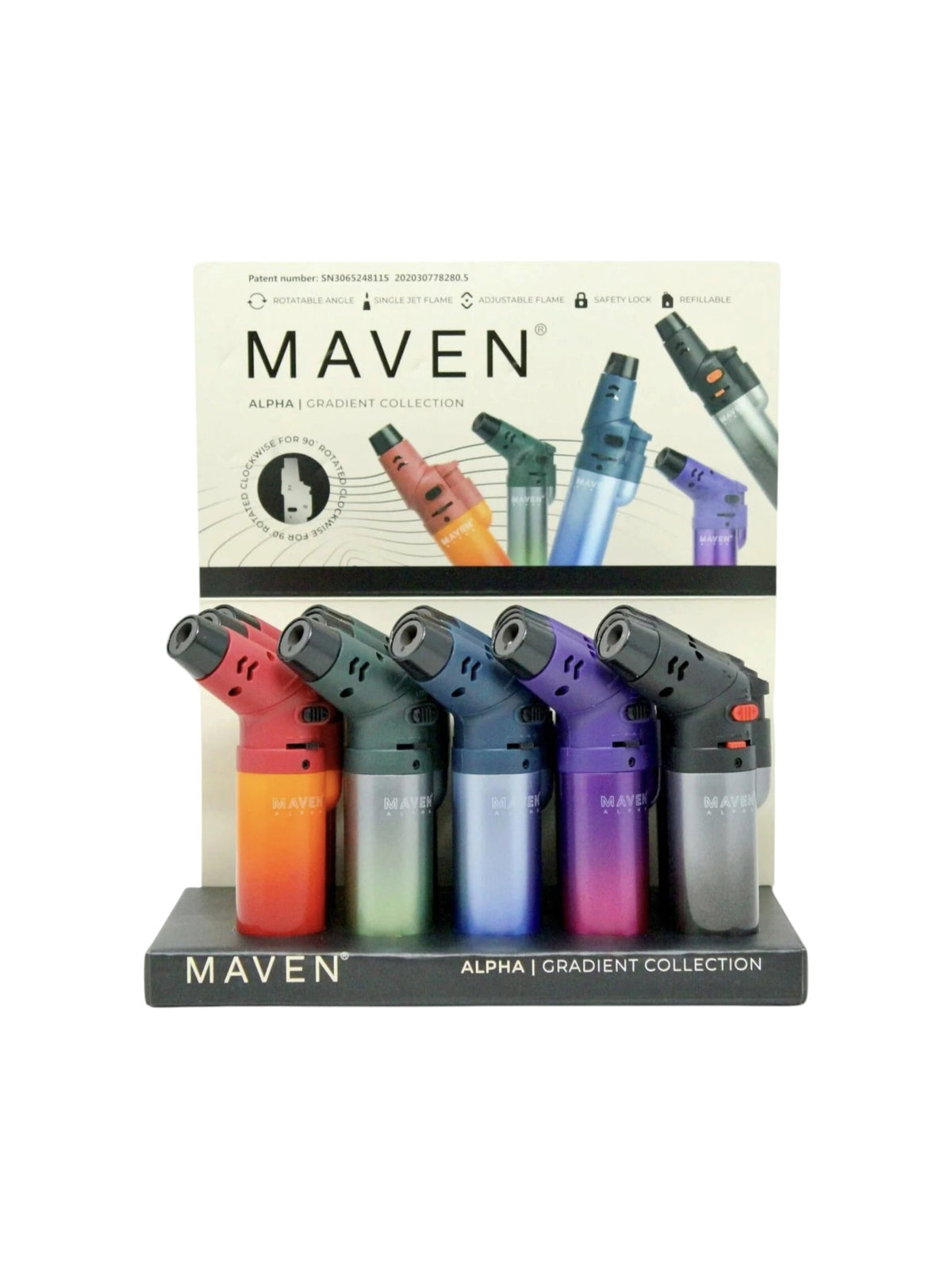 MAVEN ALPHA - GRADIENT COLLECTION (15PK DISPLAY)