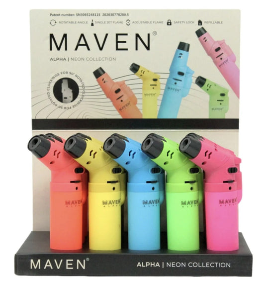 MAVEN ALPHA - NEON COLLECTION (15PK DISPLAY)