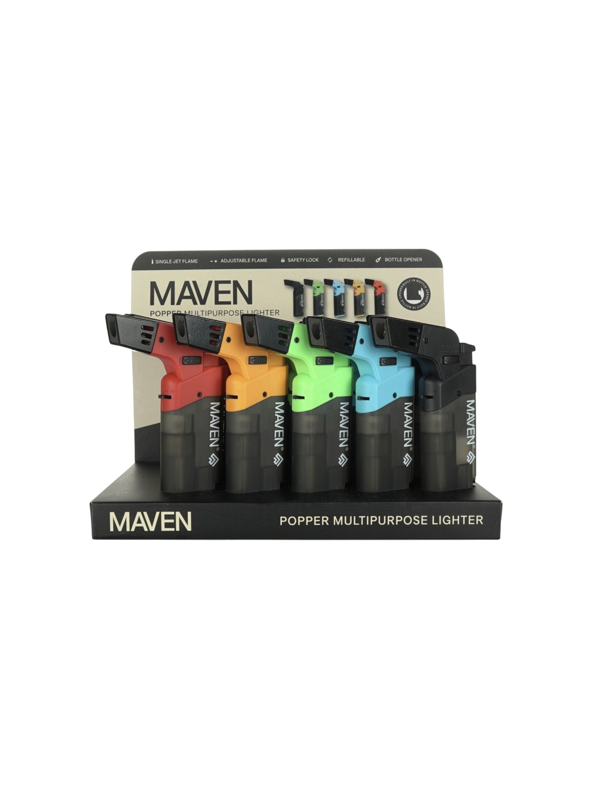 MAVEN POPPER COLLECTION - BOTTLE OPENER (15pk Display)