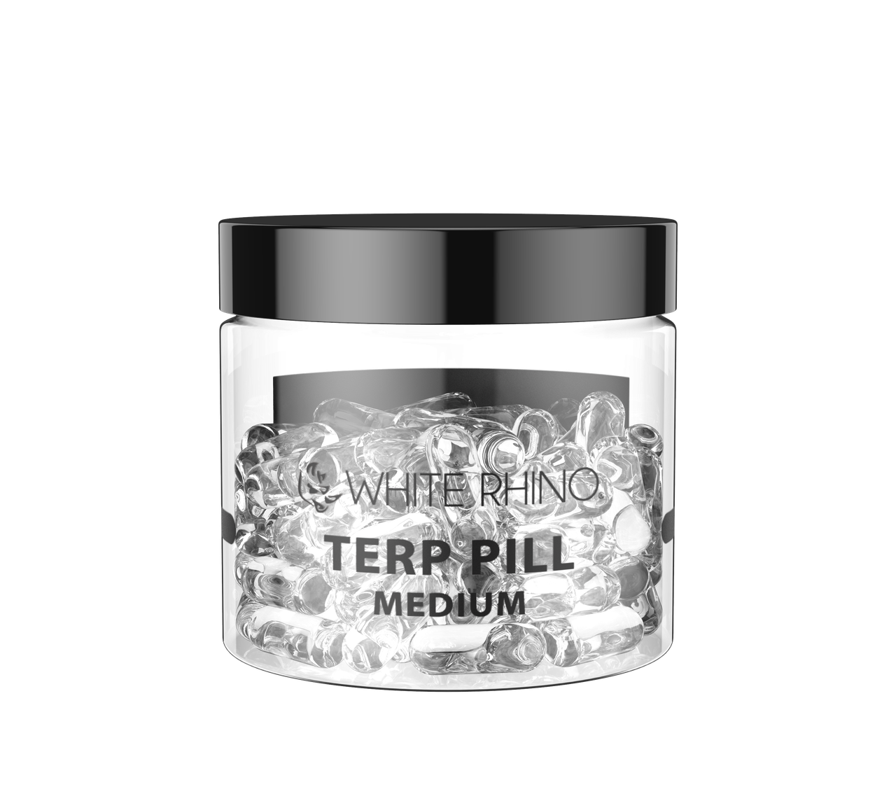 WHITE RHINO MEDIUM TERP PILL- 50ct JAR
