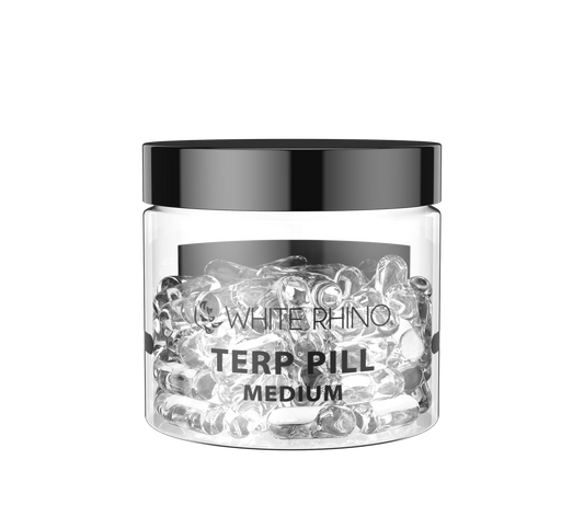WHITE RHINO MEDIUM TERP PILL- 50ct JAR