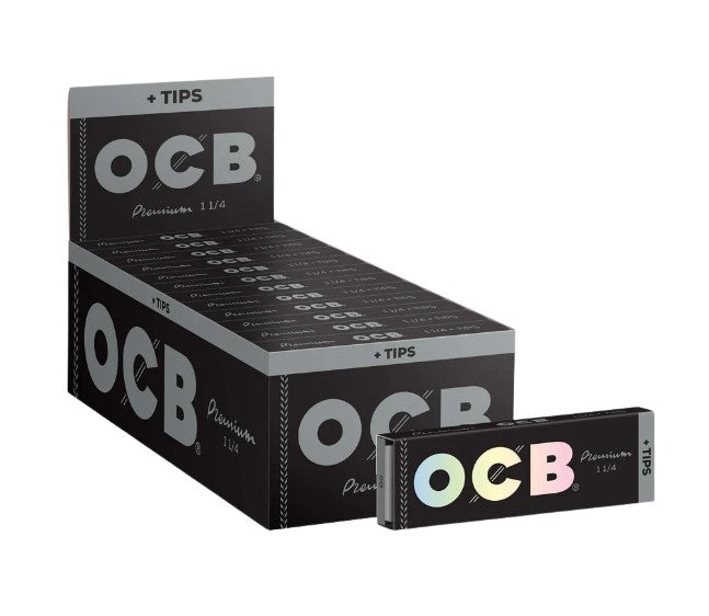 OCB Papers + Tips Premium 1 1/4" Size 24 CT