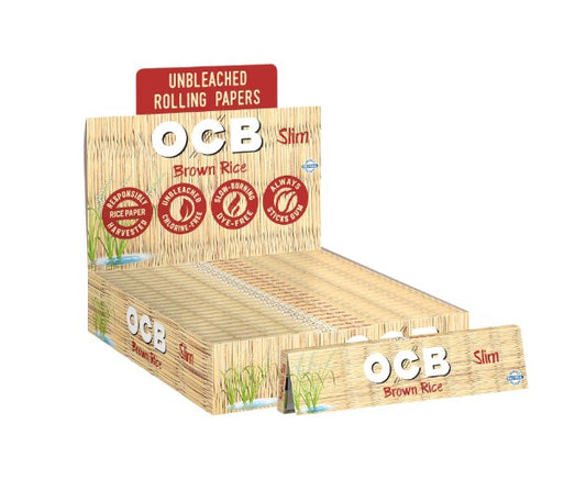 OCB Papers  Brown Rice Slim Size 24 CT