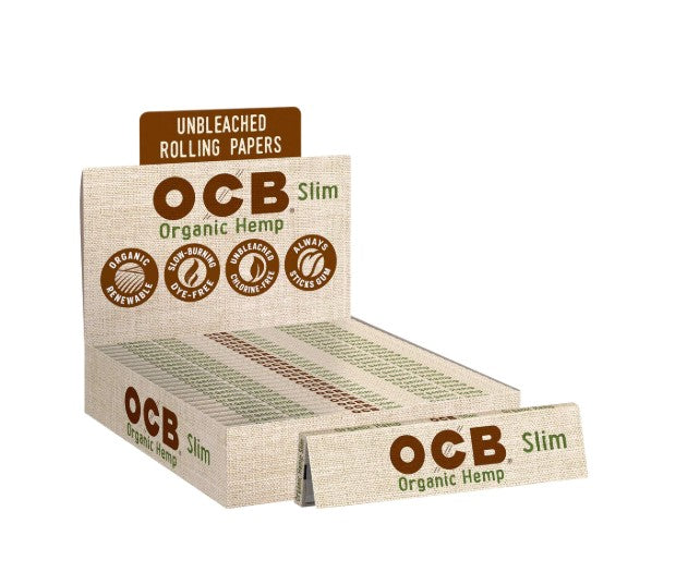 OCB Papers Organic Hemp Slim Size 24 CT