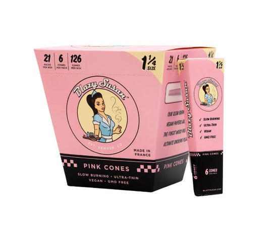 Blazy Susan Pink Cones 1 1/4" Size 6 Pack 21 CT