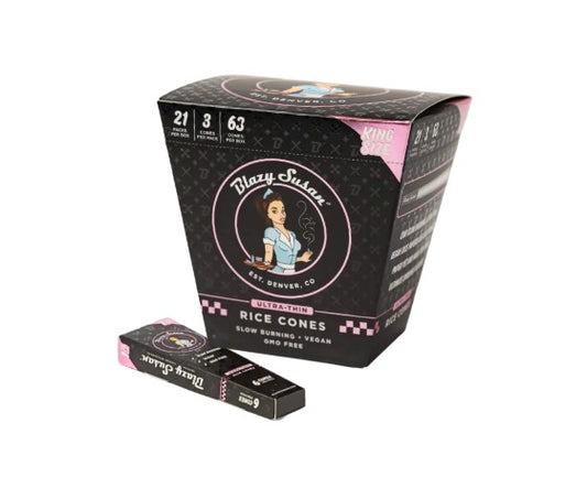 Blazy Susan Rice Cones King Size 3 Pack 21 CT