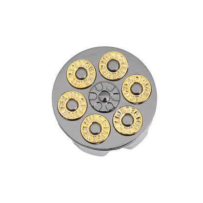 VYN0058 Revolver Wheel Metal Spinner Shaped Mini Lighters 16ct