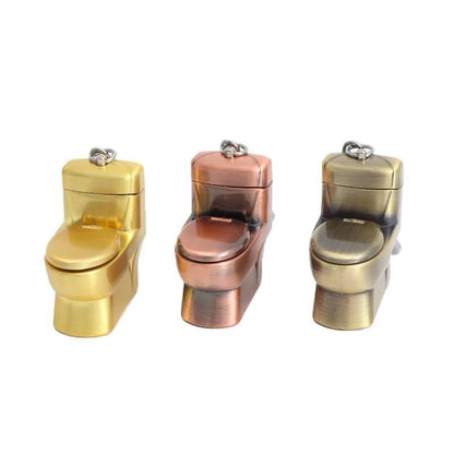 VYN0045 Metal Toilet Shaped Lighters 15ct