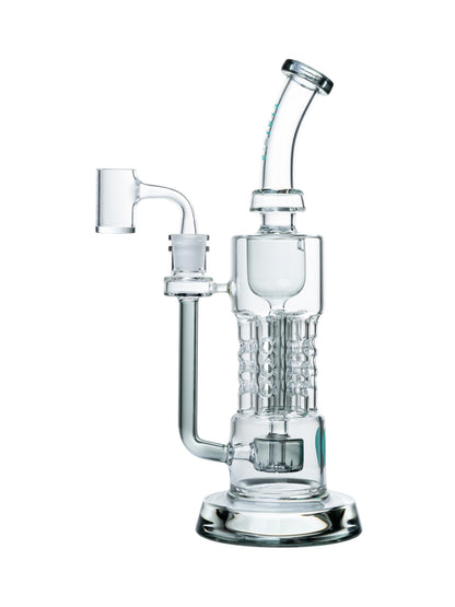 PL8 Plutos 10" Cosmic Cascade Waterpipe w/ One Piece Quartz Banger