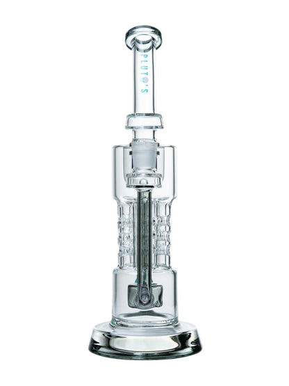 PL8 Plutos 10" Cosmic Cascade Waterpipe w/ One Piece Quartz Banger