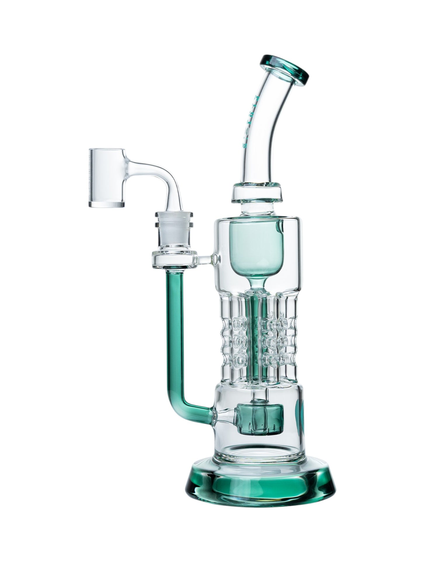 PL8 Plutos 10" Cosmic Cascade Waterpipe w/ One Piece Quartz Banger