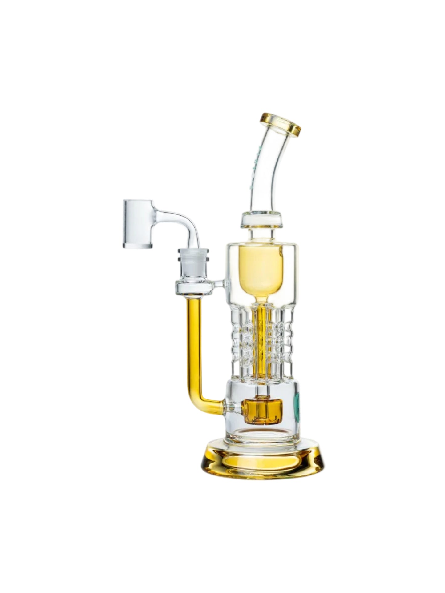 PL8 Plutos 10" Cosmic Cascade Waterpipe w/ One Piece Quartz Banger