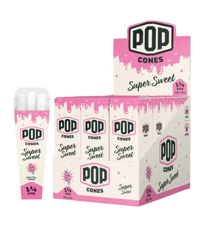 Pop Cones Ultra Thin Super Sweet 1 1/4" Size 6 Pack 24 CT