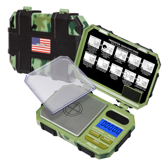 AWS PREDATOR-2KG CAMO 0.1G w/ Rechargeable Battery